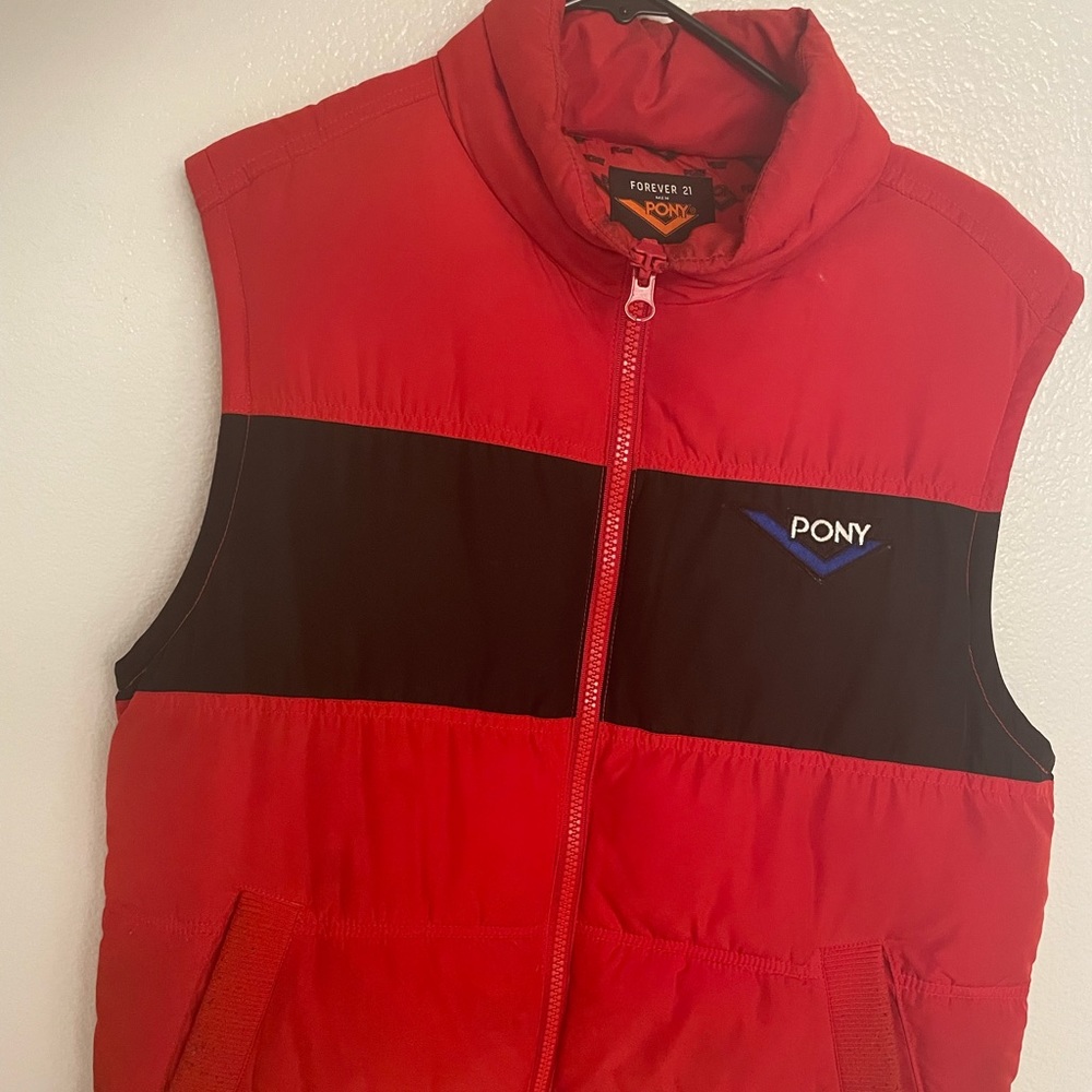 Vintage Pony Puffer Vest